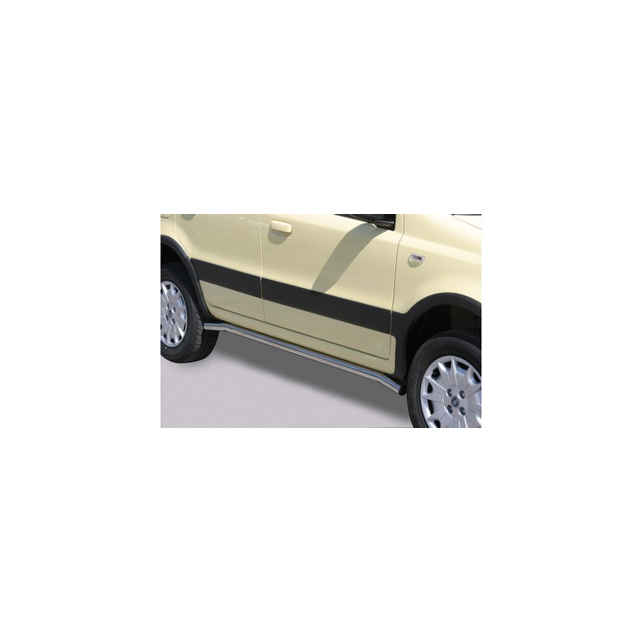 Side Steps, Misutonida 4x4 Short Sidesteps, Color Silver, Fiat Panda - EDK.ro