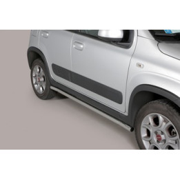 Side Steps, Misutonida 4x4 Short Sidesteps, Color Black, Fiat Panda 2013 - Present - EDK.ro