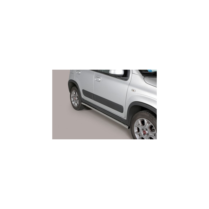 Side Steps, Misutonida 4x4 Short Sidesteps, Color Black, Fiat Panda 2013 - Present - EDK.ro