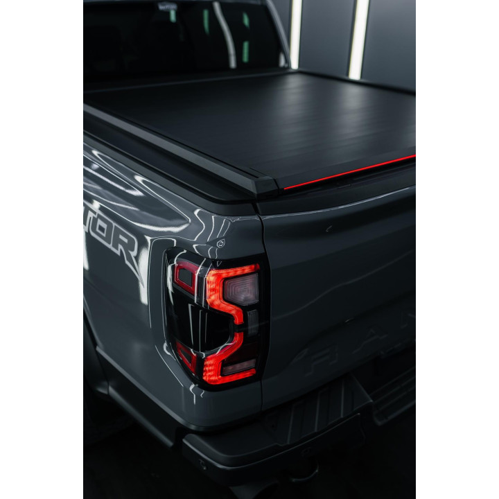 Manual Roll Top Tonneau Bed Cover, Tessera 4x4 Roll+, Ford Ranger Raptor Double Cab 2023 - Present - EDK.ro