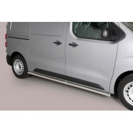 Praguri Laterale, Misutonida 4x4 Short Sidesteps, Culoare Argintiu, Fiat Scudo 2022 - Prezent - EDK.ro