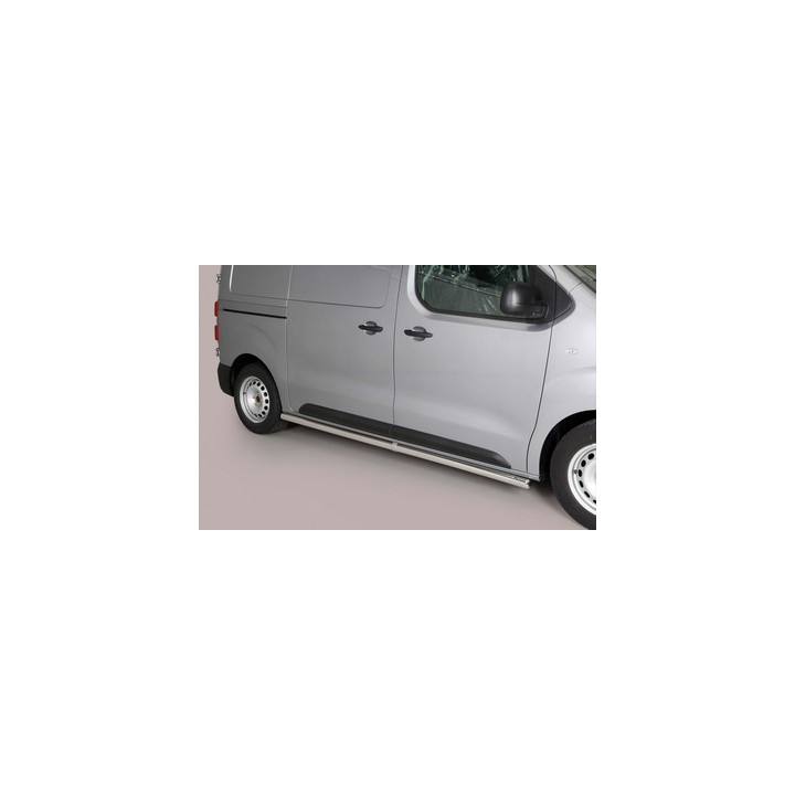 Praguri Laterale, Misutonida 4x4 Short Sidesteps, Culoare Argintiu, Fiat Scudo 2022 - Prezent - EDK.ro