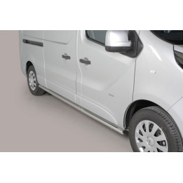 Praguri Laterale, Misutonida 4x4 Short Sidesteps, Culoare Argintiu, Fiat Talento 2016 - Prezent - EDK.ro