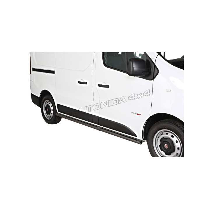 Side Steps, Misutonida 4x4 Short Sidesteps, Color Black, Fiat Talento 2016 - 2021 - EDK.ro