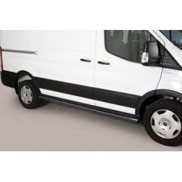 Side Steps, Misutonida 4x4 Short Sidesteps, Color Black, Ford Transit 2014 - 2024 - EDK.ro