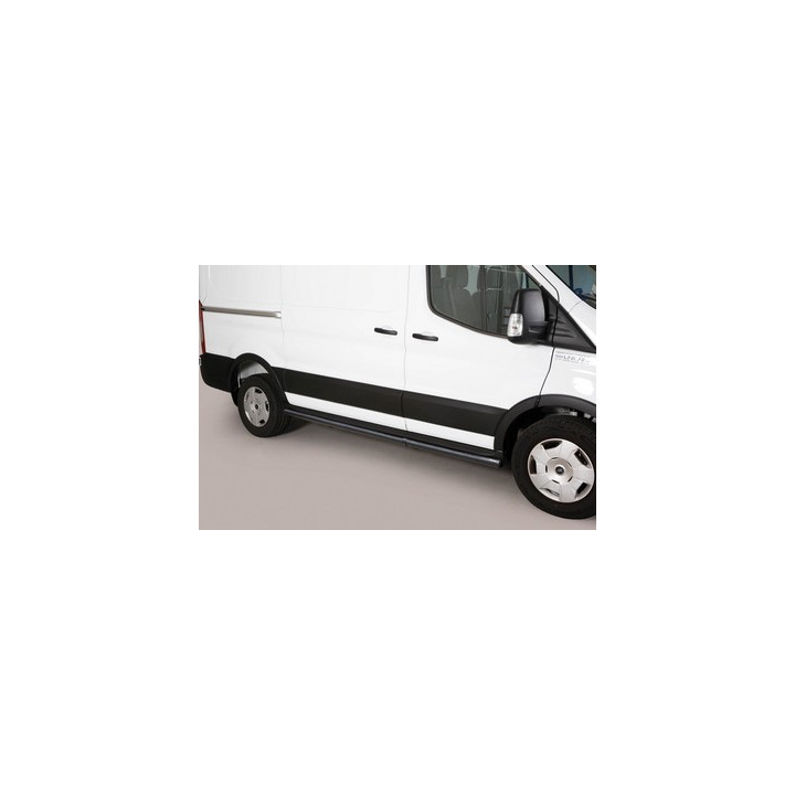 Side Steps, Misutonida 4x4 Short Sidesteps, Color Black, Ford Transit 2025 - Present - EDK.ro