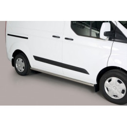 Side Steps, Misutonida 4x4 Short Sidesteps, Color Black, Ford Transit Custom 2018 - 2023 - EDK.ro