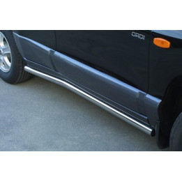 Side Steps, Misutonida 4x4 Short Sidesteps, Color Black, Hyundai Santa Fe - EDK.ro