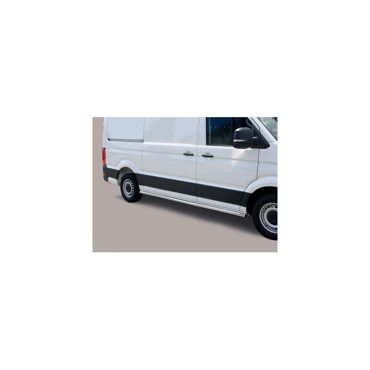 Side Steps, Misutonida 4x4 Short Sidesteps, Color Silver, MAN TGE 2017 - Present - EDK.ro