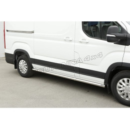 Side Steps, Misutonida 4x4 Short Sidesteps, Color Silver, Maxus Deliver 9 - EDK.ro