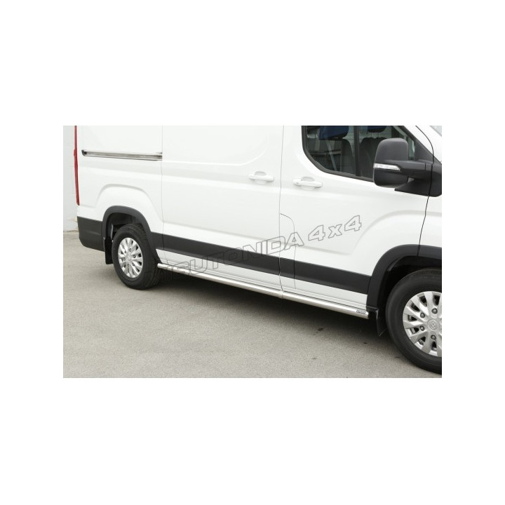 Praguri Laterale, Misutonida 4x4 Short Sidesteps, Culoare Argintiu, Maxus Deliver 9 - EDK.ro
