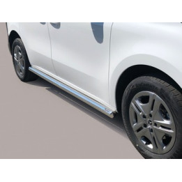 Side Steps, Misutonida 4x4 Short Sidesteps, Color Silver, Mercedes-Benz Citan - EDK.ro