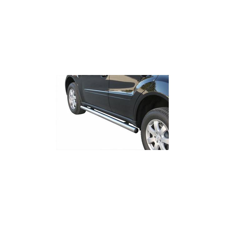 Side Steps, Misutonida 4x4 Short Sidesteps, Color Silver, Mercedes-Benz M-Class 2006 - 2015 - EDK.ro