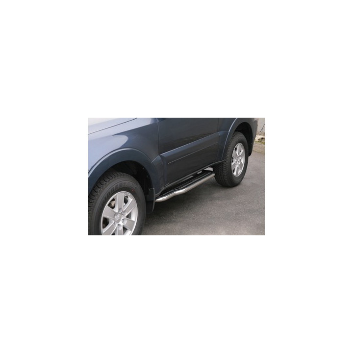 Praguri Laterale, Misutonida 4x4 Short Sidesteps, Culoare Argintiu, Mitsubishi Pajero 2015 - Prezent - EDK.ro