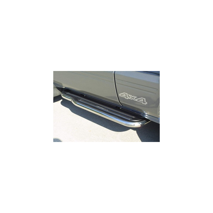 Side Steps, Misutonida 4x4 Short Sidesteps, Color Silver, Nissan Terrano II 2002 - 2006 - EDK.ro