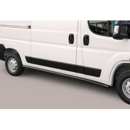 Side Steps, Misutonida 4x4 Short Sidesteps, Color Black, Opel Movano 2024 - Present - EDK.ro