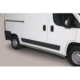 Side Steps, Misutonida 4x4 Short Sidesteps, Color Silver, Opel Movano 2024 - Present - EDK.ro