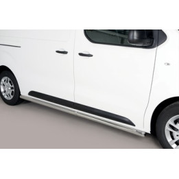 Side Steps, Misutonida 4x4 Short Sidesteps, Color Silver, Opel Vivaro 2019 - Present - EDK.ro