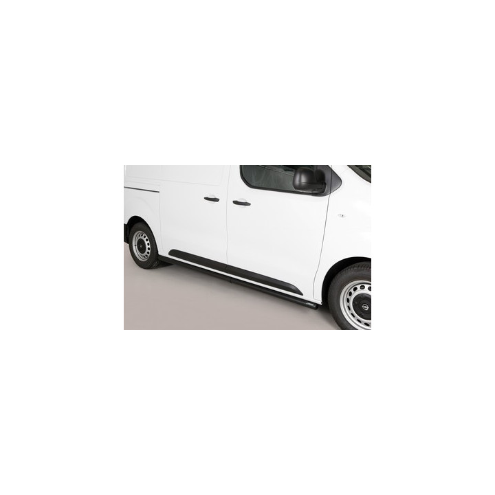 Side Steps, Misutonida 4x4 Short Sidesteps, Color Black, Opel Vivaro 2019 - Present - EDK.ro