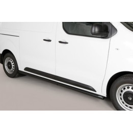 Side Steps, Misutonida 4x4 Short Sidesteps, Color Black, Opel Zafira Life 2020 - Present - EDK.ro