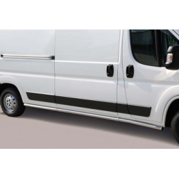 Side Steps, Misutonida 4x4 Short Sidesteps, Color Silver, Peugeot Boxer 2024 - Present - EDK.ro