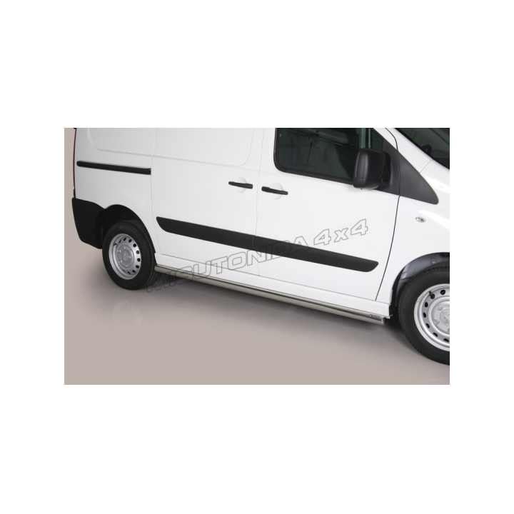 Praguri Laterale, Misutonida 4x4 Short Sidesteps, Culoare Argintiu, Peugeot Expert 2006 - 2015 - EDK.ro