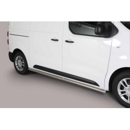 Side Steps, Misutonida 4x4 Short Sidesteps, Color Silver, Peugeot Expert 2016 - Present - EDK.ro