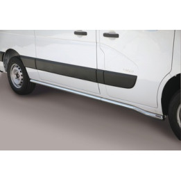 Side Steps, Misutonida 4x4 Short Sidesteps, Color Silver, Renault Master 2010 - 2018 - EDK.ro