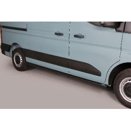 Side Steps, Misutonida 4x4 Short Sidesteps, Color Black, Renault Master 2024 - Present - EDK.ro