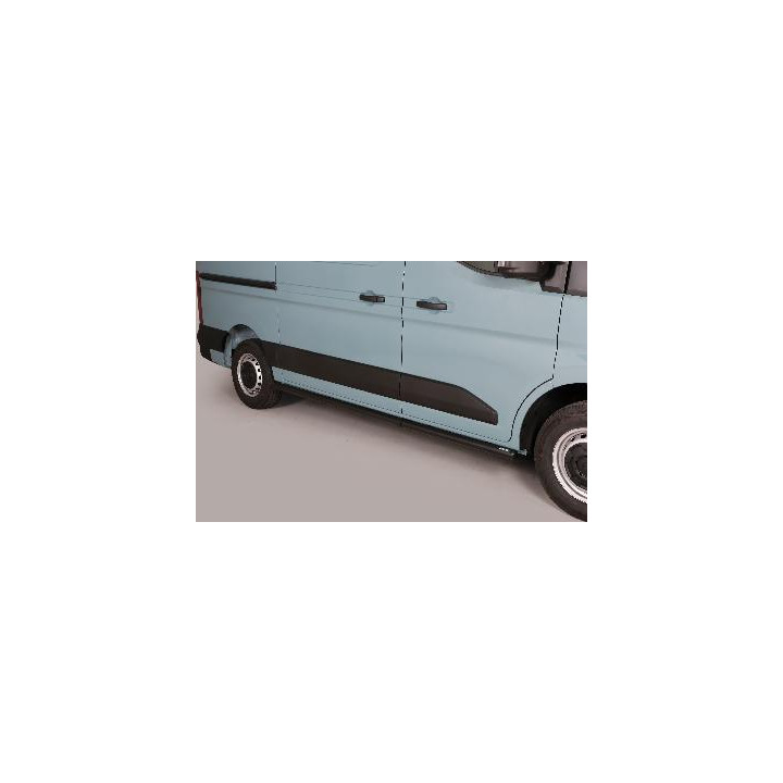 Side Steps, Misutonida 4x4 Short Sidesteps, Color Black, Renault Master 2024 - Present - EDK.ro