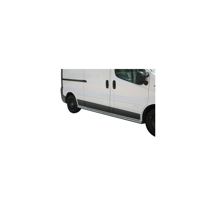 Side Steps, Misutonida 4x4 Short Sidesteps, Color Silver, Renault Trafic 2007 - 2013 - EDK.ro