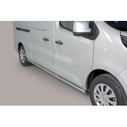 Praguri Laterale, Misutonida 4x4 Short Sidesteps, Culoare Argintiu, Renault Trafic 2014 - Prezent - EDK.ro