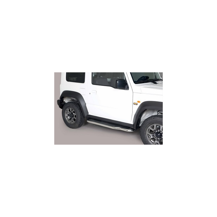 Praguri Laterale, Misutonida 4x4 Short Sidesteps, Culoare Argintiu, Suzuki Jimny - EDK.ro