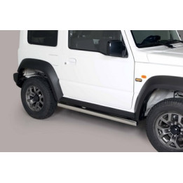 Side Steps, Misutonida 4x4 Short Sidesteps, Color Silver, Suzuki Jimny - EDK.ro