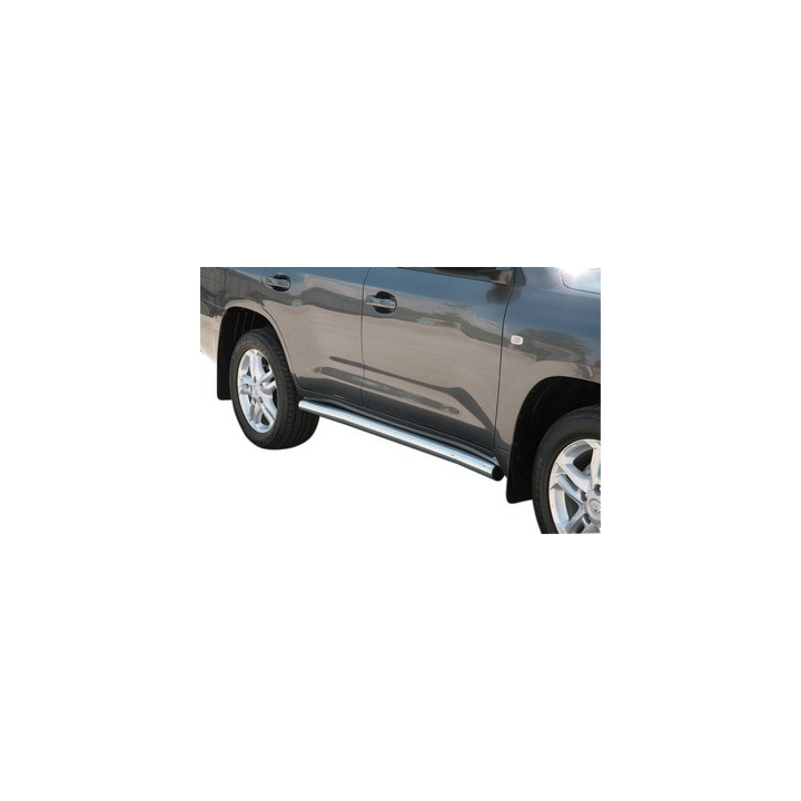 Side Steps, Misutonida 4x4 Short Sidesteps, Color Silver, Toyota Land Cruiser 200 2008 - 2012 - EDK.ro