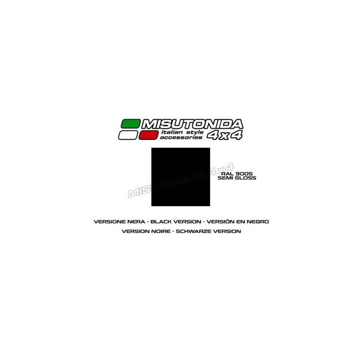 Side Steps, Misutonida 4x4 Short Sidesteps, Color Black, Toyota ProAce 2013 - 2016 - EDK.ro
