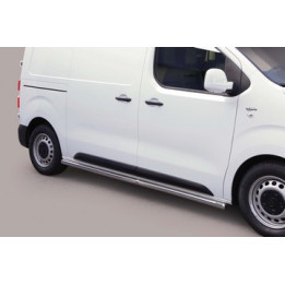 Side Steps, Misutonida 4x4 Short Sidesteps, Color Silver, Toyota ProAce Verso 2016 - Present - EDK.ro
