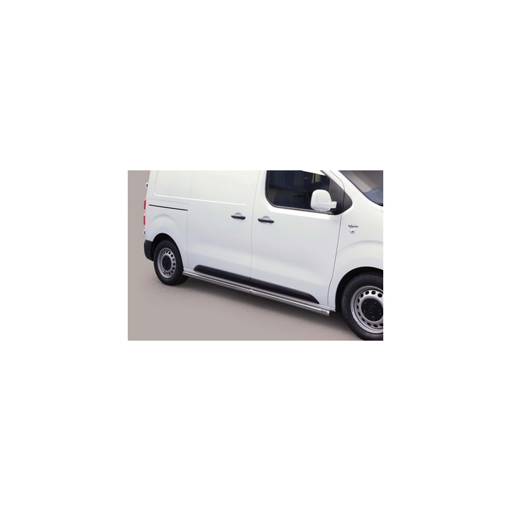 Side Steps, Misutonida 4x4 Short Sidesteps, Color Silver, Toyota ProAce Verso 2016 - Present - EDK.ro