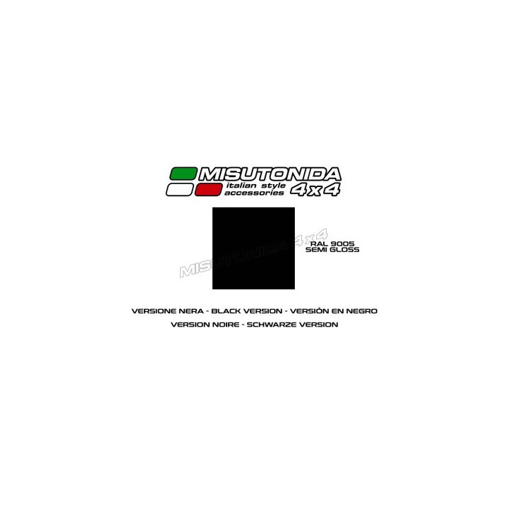 Side Steps, Misutonida 4x4 Short Sidesteps, Color Black, Volkswagen Caddy 2021 - Present - EDK.ro