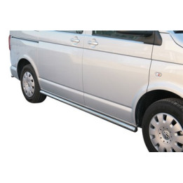 Praguri Laterale, Misutonida 4x4 Short Sidesteps, Culoare Argintiu, Volkswagen Transporter T5 2010 - Prezent - EDK.ro