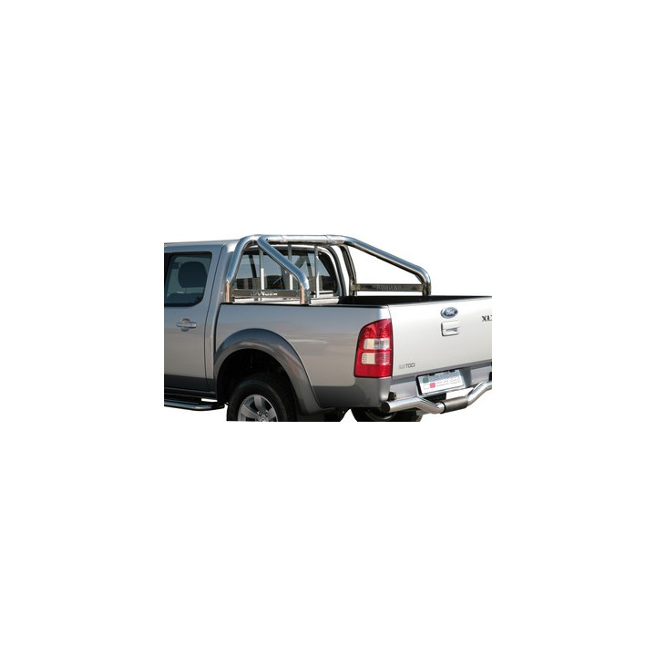 Rollbar Inox, Misutonida 4x4 Mark, Culoare Negru, Ford Ranger 2007 - 2009 - EDK.ro