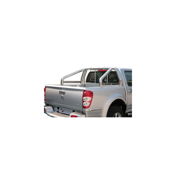 Stainless Steel Rollbar, Misutonida 4x4 Mark, Black Color, Great Wall Wingle 2009 - 2011 - EDK.ro
