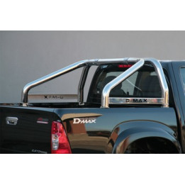 Stainless Steel Rollbar, Misutonida 4x4 Mark, Silver Color, Isuzu D-Max - EDK.ro