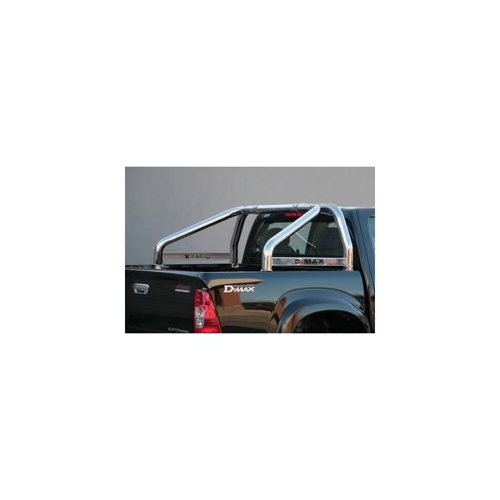 Stainless Steel Rollbar, Misutonida 4x4 Mark, Silver Color, Isuzu D-Max - EDK.ro