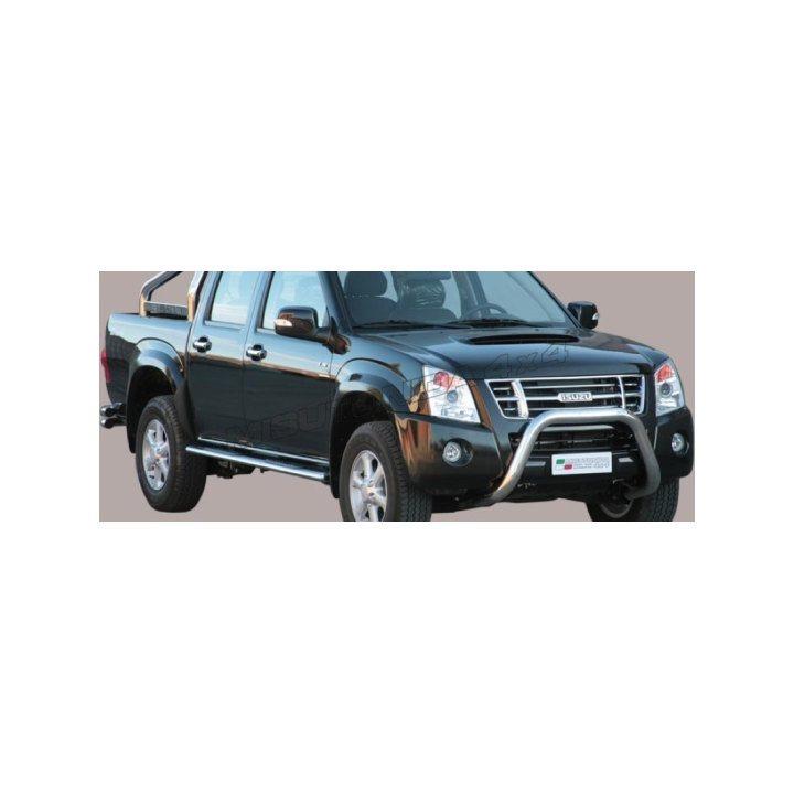 Stainless Steel Rollbar, Misutonida 4x4 Mark, Silver Color, Isuzu D-Max - EDK.ro