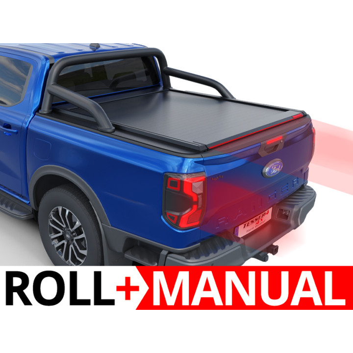 Închidere de Benă Tip Rulou Manual, Tessera 4x4 Roll+, Ford Ranger XLT Cabină Dublă 2023 - Prezent - EDK.ro