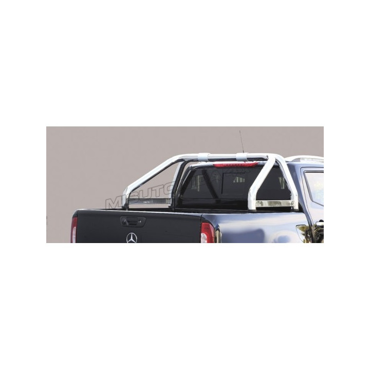 Stainless Steel Rollbar, Misutonida 4x4 Mark, Silver Color, Mercedes-Benz X-Class - EDK.ro