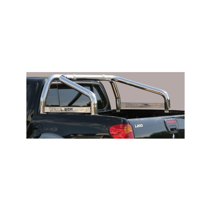 Rollbar Inox, Misutonida 4x4 Mark, Culoare Argintiu, Mitsubishi L200 2006 - 2009 - EDK.ro