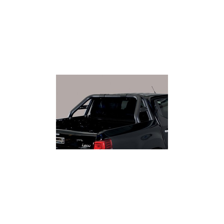 Stainless Steel Rollbar, Misutonida 4x4 Mark, Black Color, Mitsubishi L200 2019 - Present - EDK.ro