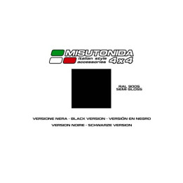 Stainless Steel Rollbar, Misutonida 4x4 Mark, Black Color, Nissan Navara 2002 - 2005 - EDK.ro